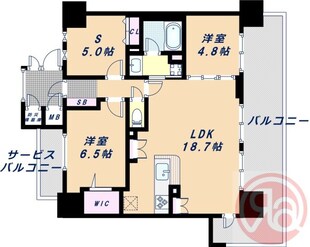 ミラージュパレス四天王寺夕陽丘の物件間取画像